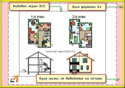 Viewports Avtokad papírteret (AutoCAD) Viewports Avtokad papírteret