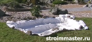 Tó halastó a kezét tanúskodjon az (azok) Pond tó halak az országban saját kezűleg lépésekben