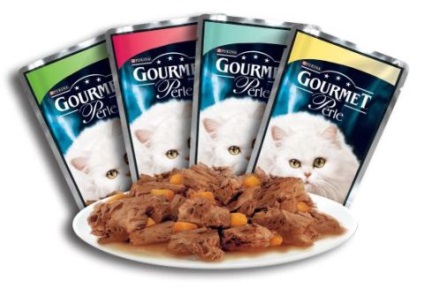 Minden tápvezetékében Purina macskák - vélemény és leírás (vonal) Minden tápvezetékében Purina macskák - vélemény és leírás
