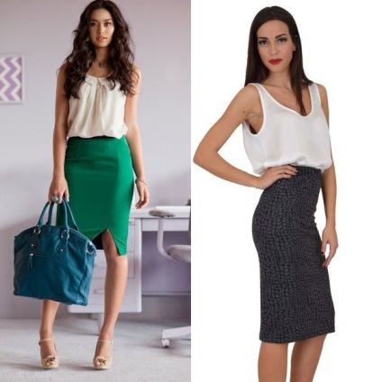 Ceruza szoknya 2017 képen a tendenciák felülvizsgálatát modellek, mit vegyek (fotó) Ceruza szoknya 2017 képen a tendenciák felülvizsgálatát modellek, mit vegyek