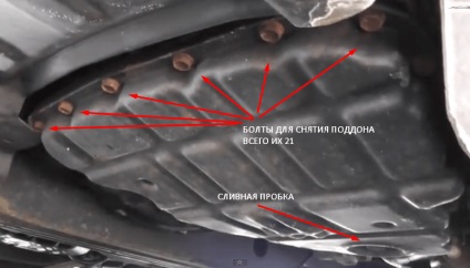 Olajcsere az automata sebességváltó Nissan saját kezűleg (csere) Olajcsere az automata sebességváltó Nissan saját kezűleg