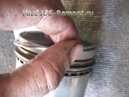 Cseréje dugattyúgyűrűk, javítása VAZ-2106 (a változás) Cseréje dugattyúgyűrűk, javítási VAZ-2106