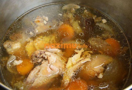 Fagyasztott csirke leves - recept a téli fényképpel (csirke) Fagyasztott csirke leves - recept a téli képpel