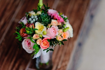 Az érték a virágok a menyasszony esküvői csokor - weddingmagazine