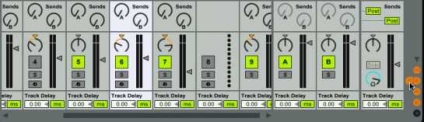 Ableton live épület hatása a visszatérő pálya (Ableton Live busz) Ableton élő építési hatásai a visszatérő pályája