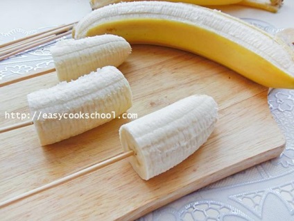 Banán, csokoládé recept egy fotó (lépésről lépésre), egyszerű receptek