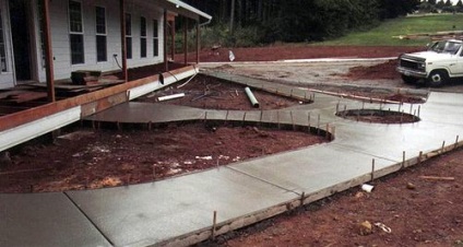 Konkrét pálya jellemzői dekoratív beton, mint festék (beton) Konkrét pálya jellemzői dekoratív beton, mint festék