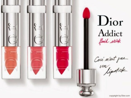 Lip Gloss Dior (Dior) lédús, uvelichivyuschie mennyiség, perzisztens (Dior) Lip Gloss Dior (Dior) lédús, uvelichivyuschie térfogata rezisztens