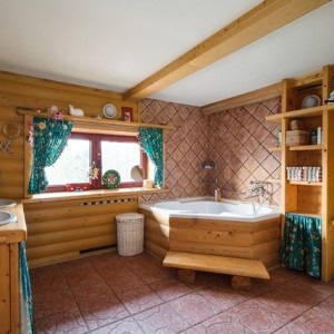 Canuzel egy fából készült ház (38 fotó) készülék szellőző, befejező fürdőszoba és WC a ház