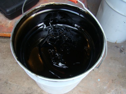 A hígított bitumen masztix (híg) A hígított bitumen masztix
