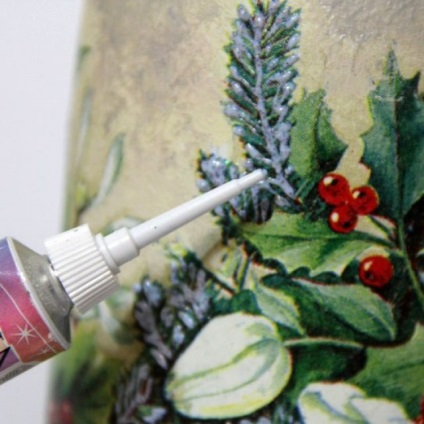Decoupage pezsgőhez, ABC decoupage (pezsgő) Decoupage pezsgősüveg, ábécé decoupage