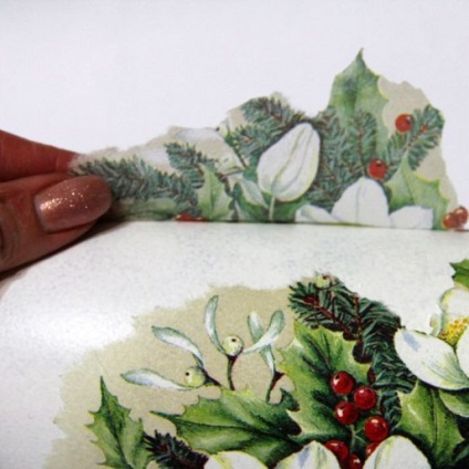 Decoupage pezsgőhez, ABC decoupage (palack) Decoupage pezsgősüveg, ábécé decoupage