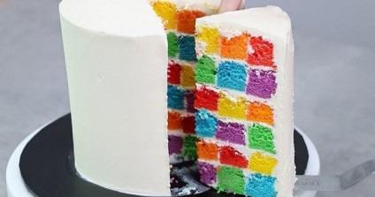 Gyerekek torta a kezével (gyermekeknek) Gyerekek torta a kezével