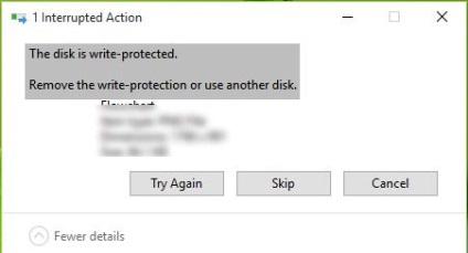A lemez írásvédett »error rekord USB flash meghajtó, Windows rendszergazdák számára