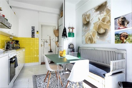 Konyha tervezés skandináv stílusban (80 fotó) (Interior Design) Konyha tervezés skandináv stílusban (80 fotó)