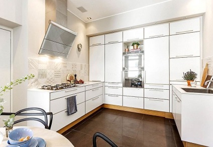 Konyha tervezés skandináv stílusban (80 fotó) (Kitchen Design skandináv stílusban fotó) Konyha tervezés skandináv stílusban (80 fotó)