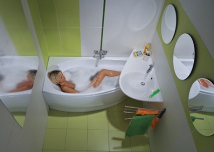 Design projekt Fürdőszoba kezüket a képek (a szoba) Fürdőszoba tervezési projekt kezüket képekben