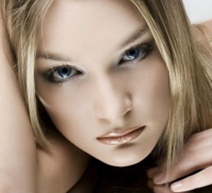 Day make-up kék szem fotók, lépésről lépésre, video (nap) Day make-up kék szem fotók, lépésről lépésre, videó