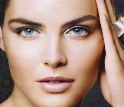 Day make-up kék szem fotók, lépésről lépésre, video (kék) Day make-up kék szem fotók, lépésről lépésre, videó