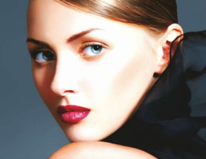 Day make-up kék szem fotók, lépésről lépésre, video (kék) Day make-up kék szem fotók, lépésről lépésre, videó