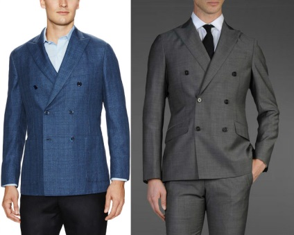 Kétsoros kabát férfiaknak hangsúlyozzák a státusz