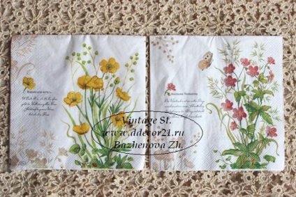 Őfelsége decoupage szalvéta (decoupage kezdőknek) Őfelsége szalvéta decoupage