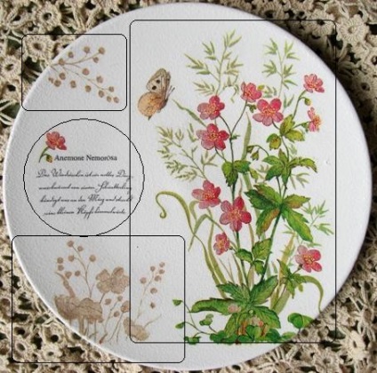 Őfelsége decoupage szalvéta (lámpa olasz motívumok) Őfelsége szalvéta decoupage