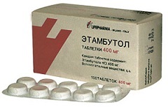 Ethambutol - használati utasítás, mellékhatások