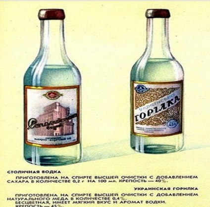 Címkék vodka a Szovjetunióban, diletant