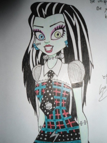 Photo Frenki Shteyn (Monster high) (Frenki Shteyn fényképet hi baba képet Frankie szörny) Photo Frenki Shteyn (Monster high)
