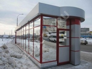 Photo buszmegállókban és pavilonok, tél