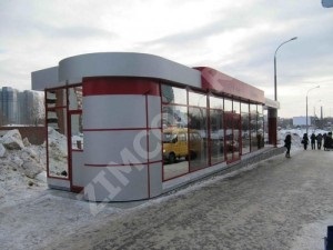 Photo buszmegállókban és pavilonok, tél