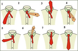 Tie, nyakkendőt kötni, nyakkendő csomó, ahogy a rendszer, tanulni kötni