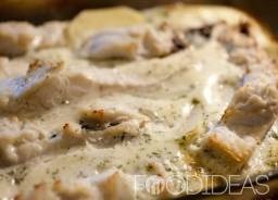Lazac tejszínes mártásban - recept fotókkal (recept) Lazac tejszínes mártásban - recept fotókkal
