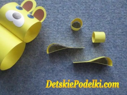 Állatok papírból - gyermek kézműves (gyermek) Állatok papírból - a gyermekek kézműves