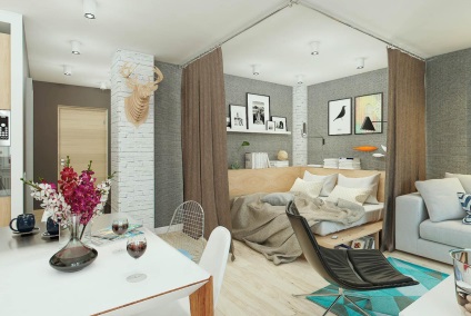 Egyedi design stúdió (30 fotó) (apartman) Egyedi design stúdió (30 fotó)