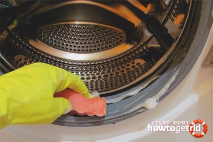 Megszabadulni penész a mosógépben