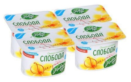 Joghurt elszámolási összetétele, hasznos tulajdonságok, valós (Sloboda) Joghurt település összetételét, hasznos tulajdonságok, vélemények