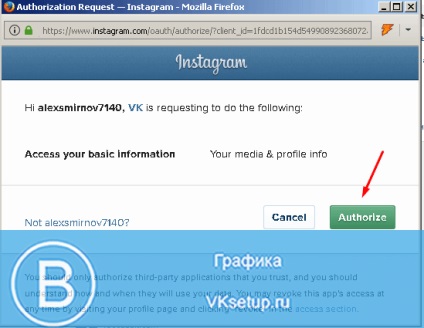 Hogyan adjunk egy linket instagram VKontakte