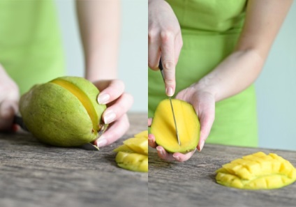 Hogyan enni mangó rendesen bőrrel vagy anélkül (fotó és videó)