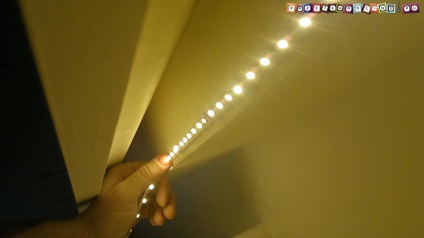 Hogyan biztonságosan rögzítse a LED szalag, telepíteni titok