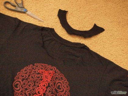 Ahogy póló cut (cut-shirt) Hogyan lehet csökkenteni ing