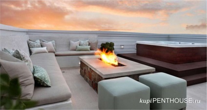 Hogyan felszerelni a teraszon a penthouse, így vele nem akarja elhagyni (penthouse) Hogyan felszerelni a teraszon a penthouse, így vele nem akarja elhagyni