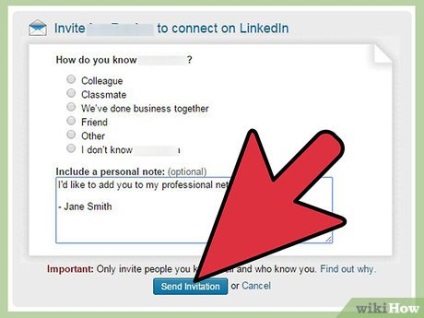 Hogyan küld meghívót LinkedIn