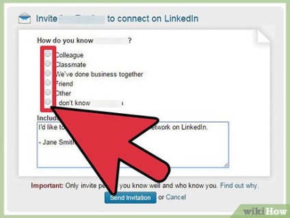 Hogyan küld meghívót LinkedIn