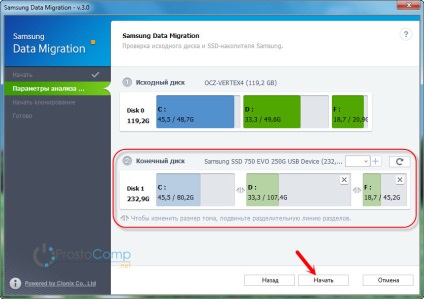 Hogyan át a Windows 7, 8, 10 per SSD, vagy egy másik merevlemezre