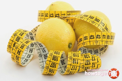 Hogyan lehet fogyni a segítségével egy citrom