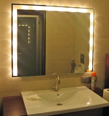 Hogyan készítsünk egy tükör világítás a fürdőszobában legjobb ötletek, fotók, videók