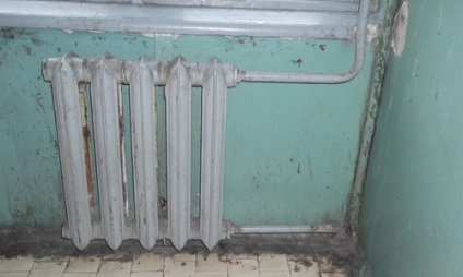 Eltávolítása a régi festéket a radiátor - tisztító öntöttvas radiátorok