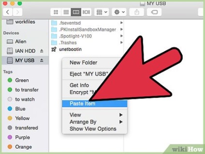 Hogyan írjunk információt egy külső merevlemezt Mac OSX